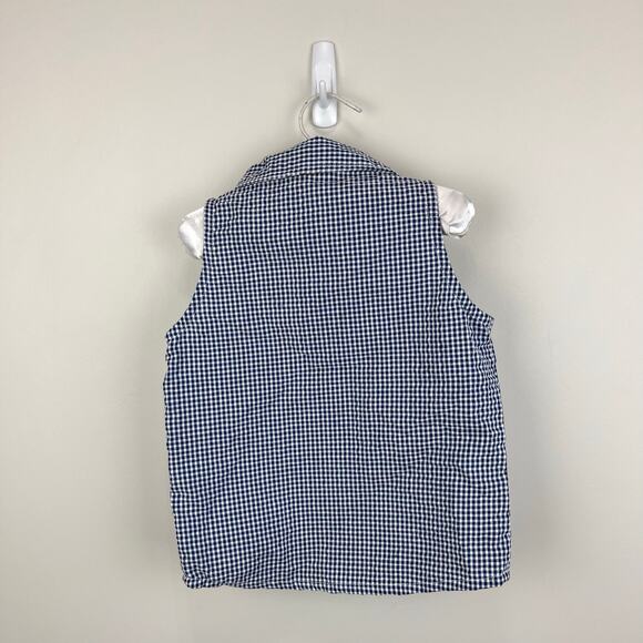 Vintage Kid Zone Ruffle Gingham Plaid Sleeveless Top 4T NWT - Picture 6 of 9